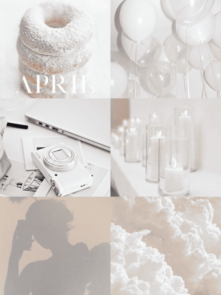 26 Vertical iPad April Wallpapers Aesthetic White