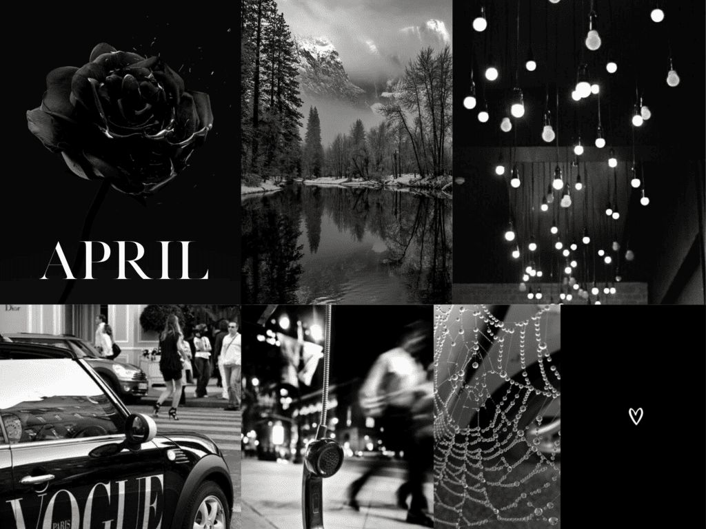 26 Horizontal iPad April Wallpapers Aesthetic Black