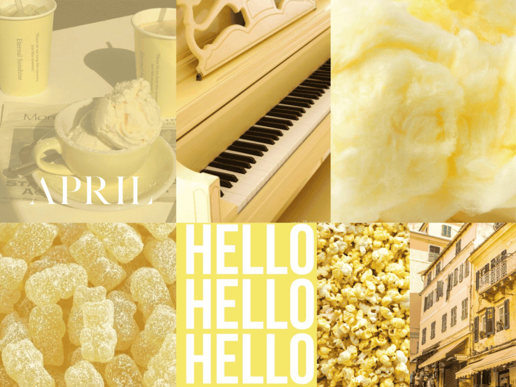 26 Horizontal iPad April Wallpapers Aesthetic Yellow