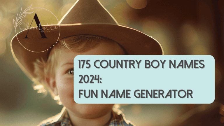 175 Country Boy Names 2024: Fun Name Generator