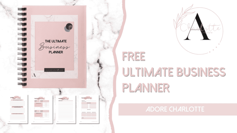 FREE Ultimate Business Planner Template and Printable