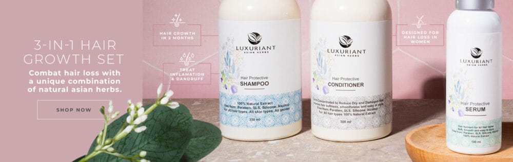 Postpartum Hair Loss Shampoo - 3 in 1 hair growth set