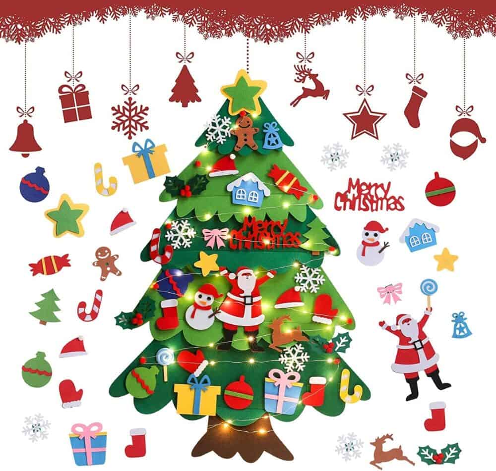 Chilldrens Felt Christmas Tree