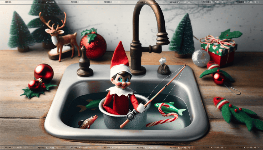 Elf On The Shelf Ideas Fishing