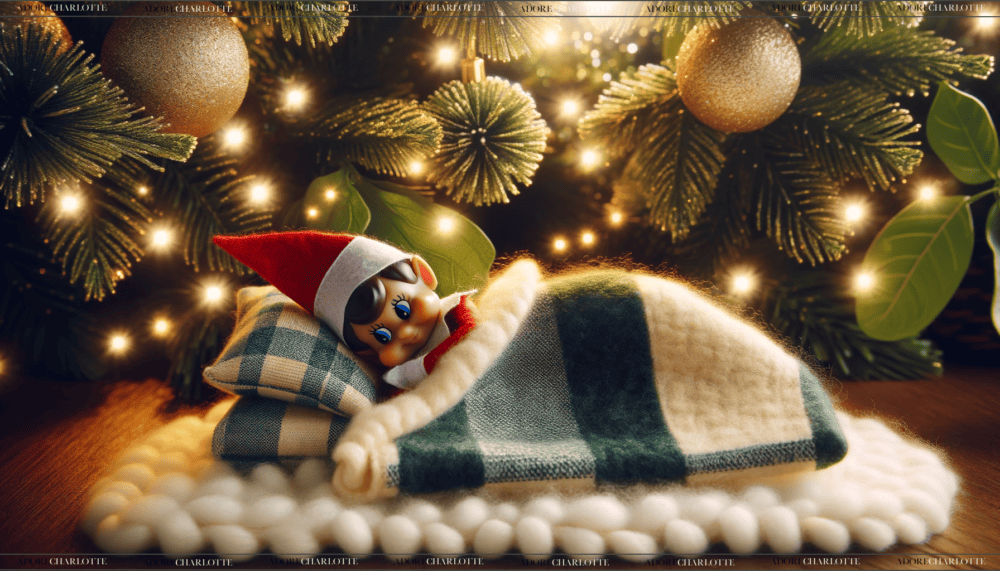 Elf On The Shelf Ideas Sleeping 