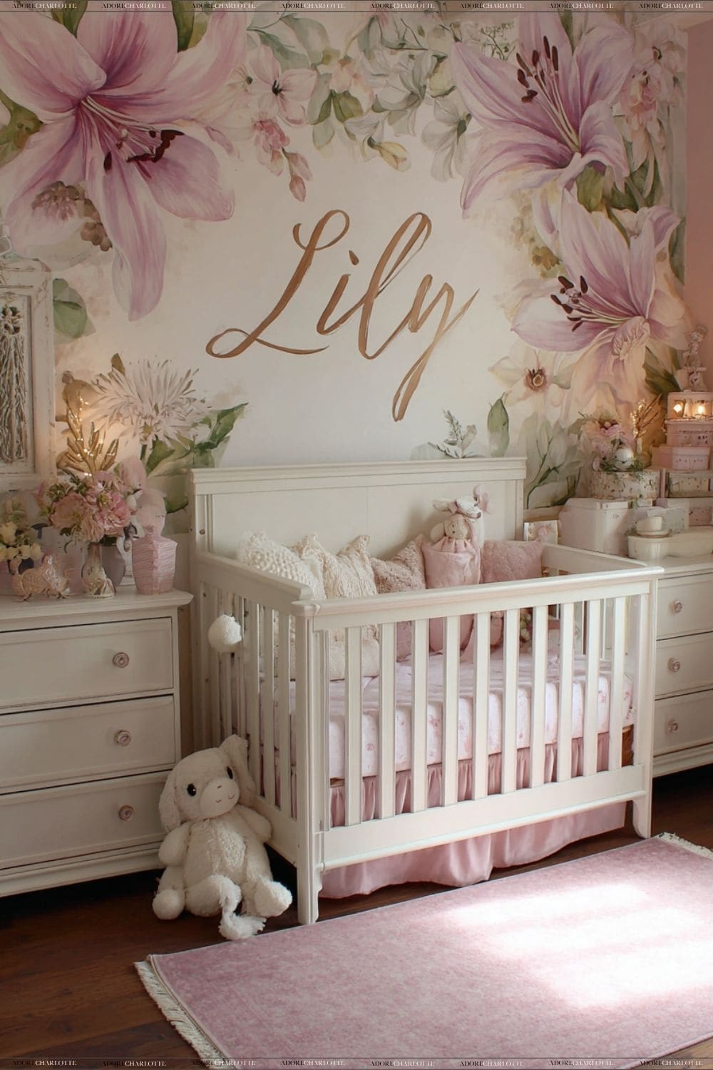 Lily Nursery Wall Art