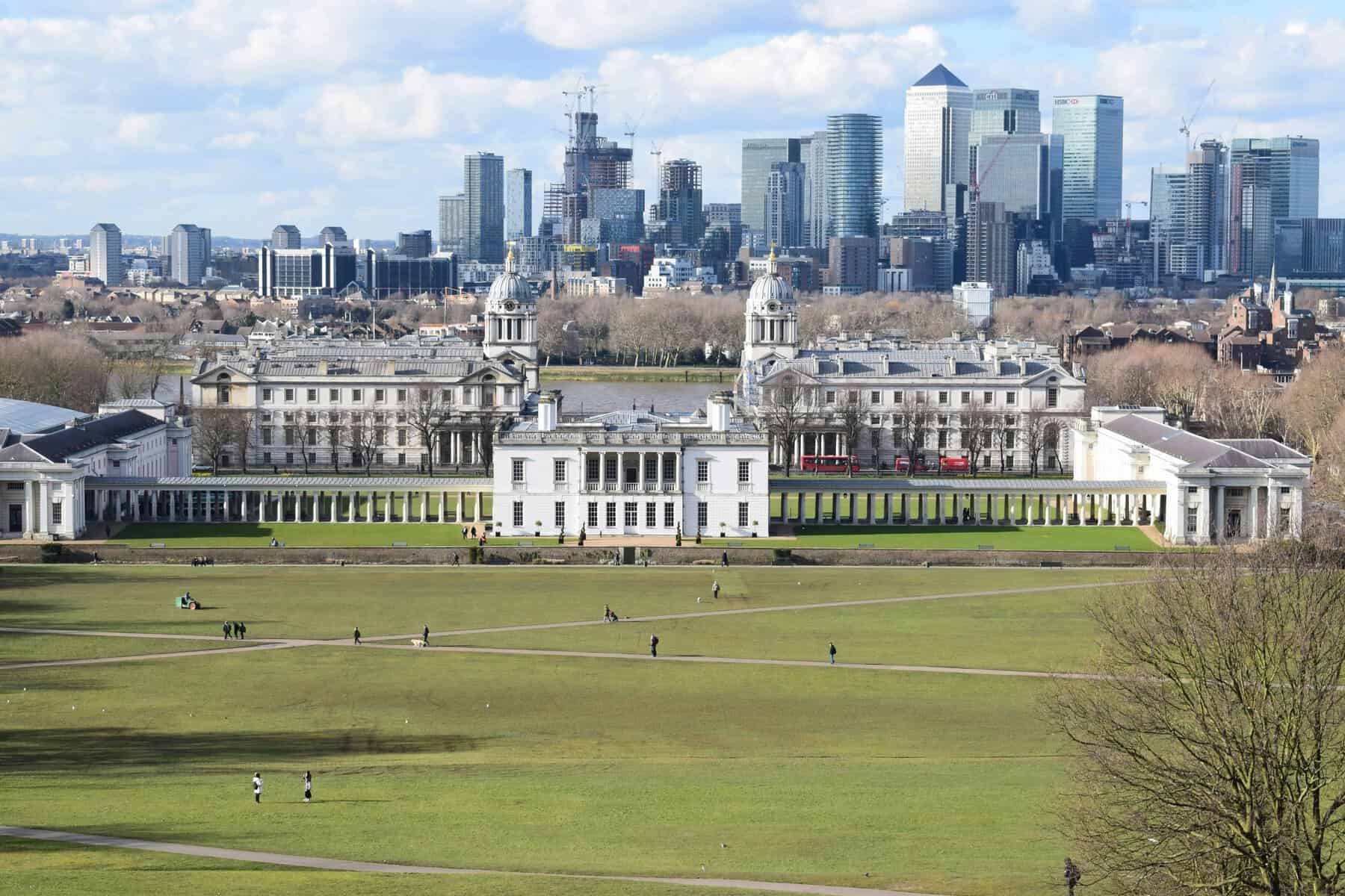 London Greenwich Park in the Summer