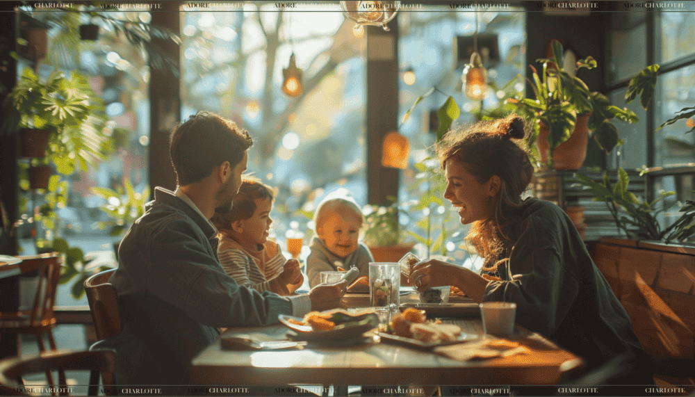 Kids Eat Free Restaurants Family enjoying a meal