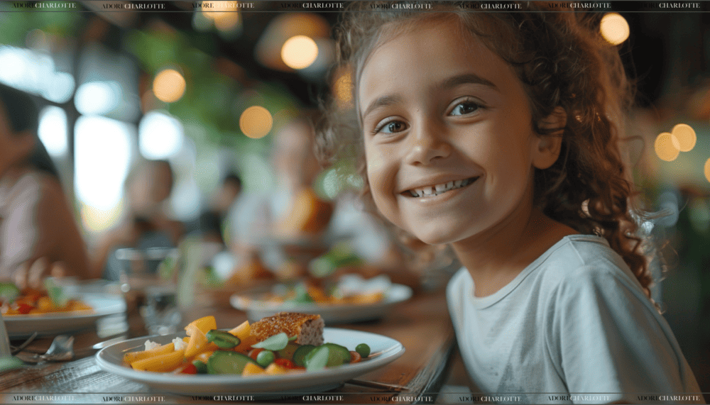 Kids Eat Free Restaurants Happy Kid eating