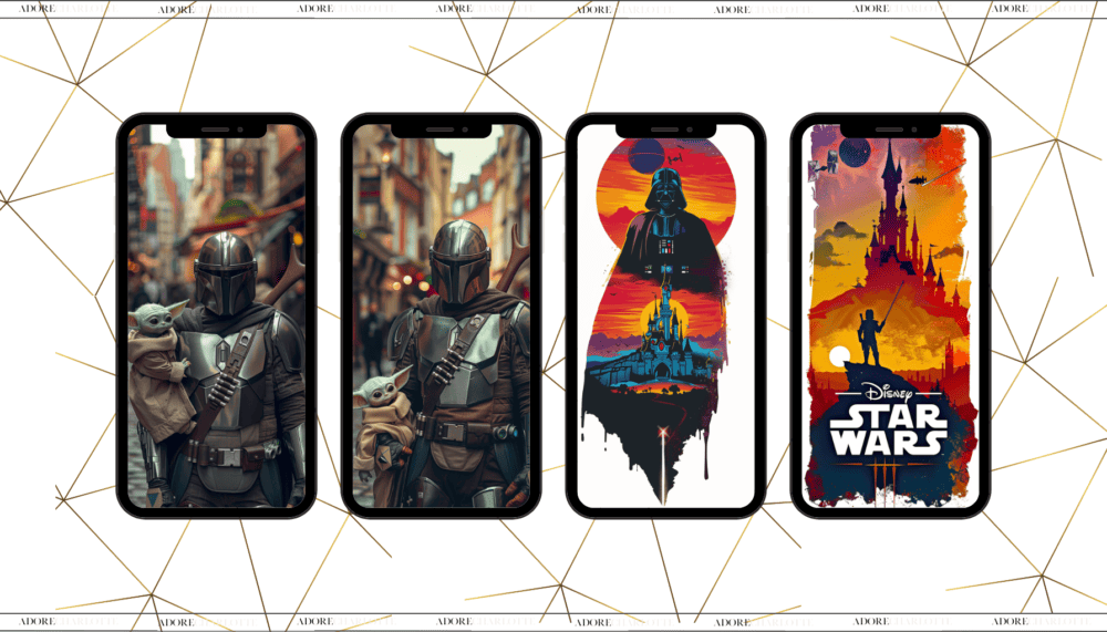 Mandalorian iPhone Pro Max & Plus Wallpaper Yoda & Disney
