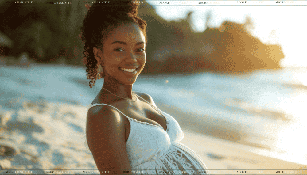 Emma Stunning Black Pregnant Woman