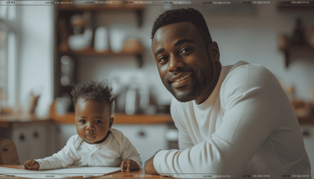 Side Hustles for Stay at Home Dads Father and Son at home taking a photo