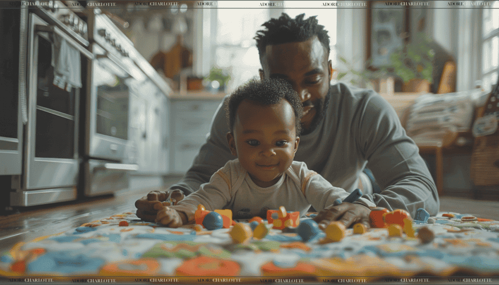 Side Hustles for Stay at Home Dads Father and Son playing with toys