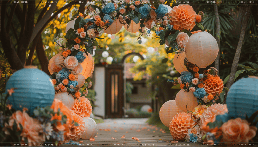 Butterflies and Blooms Theme outdoor decor
