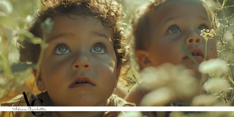 Two cute druid babies in the wild.