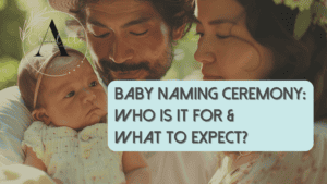Hard to Pronounce Baby Names Blog Image Mother and Father holding a newborn baby outside.