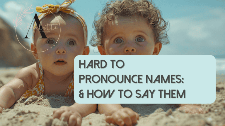 Hard to Pronounce Baby Names: How to Pronounce Videos