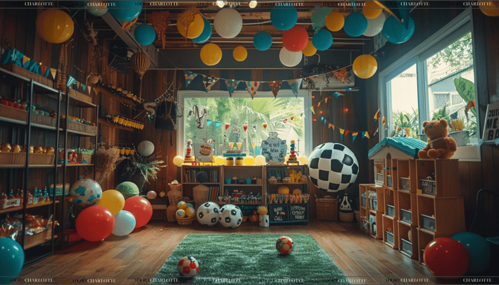 Soccer Star Celebration Boy First Birthday Theme Party Indoor decorations 