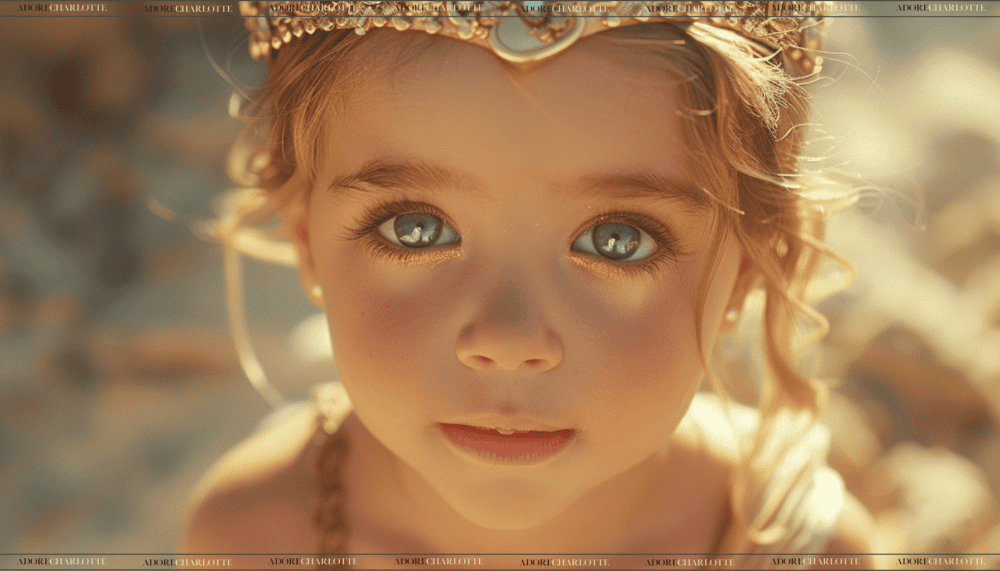 Middle Names for Sophia, beautiful girl dressed like a princess. with Green eyes.