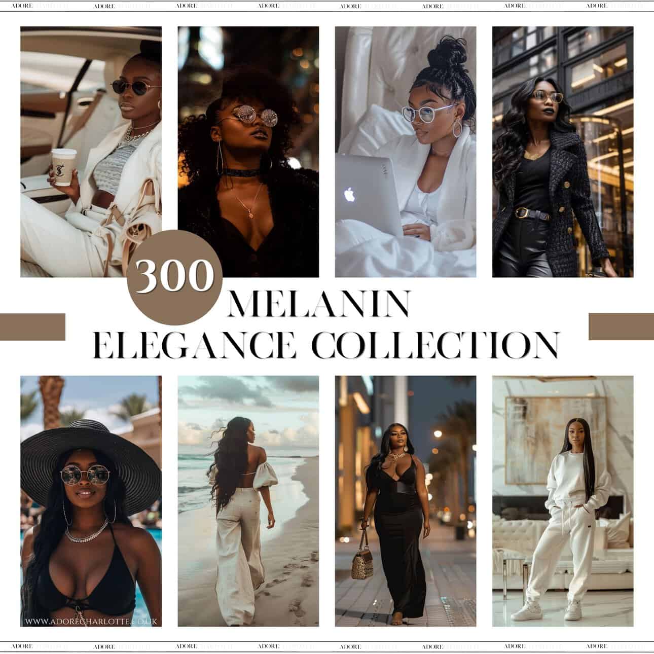 Adore Charlotte 300 Melanin Elegance Collection MRR main image.