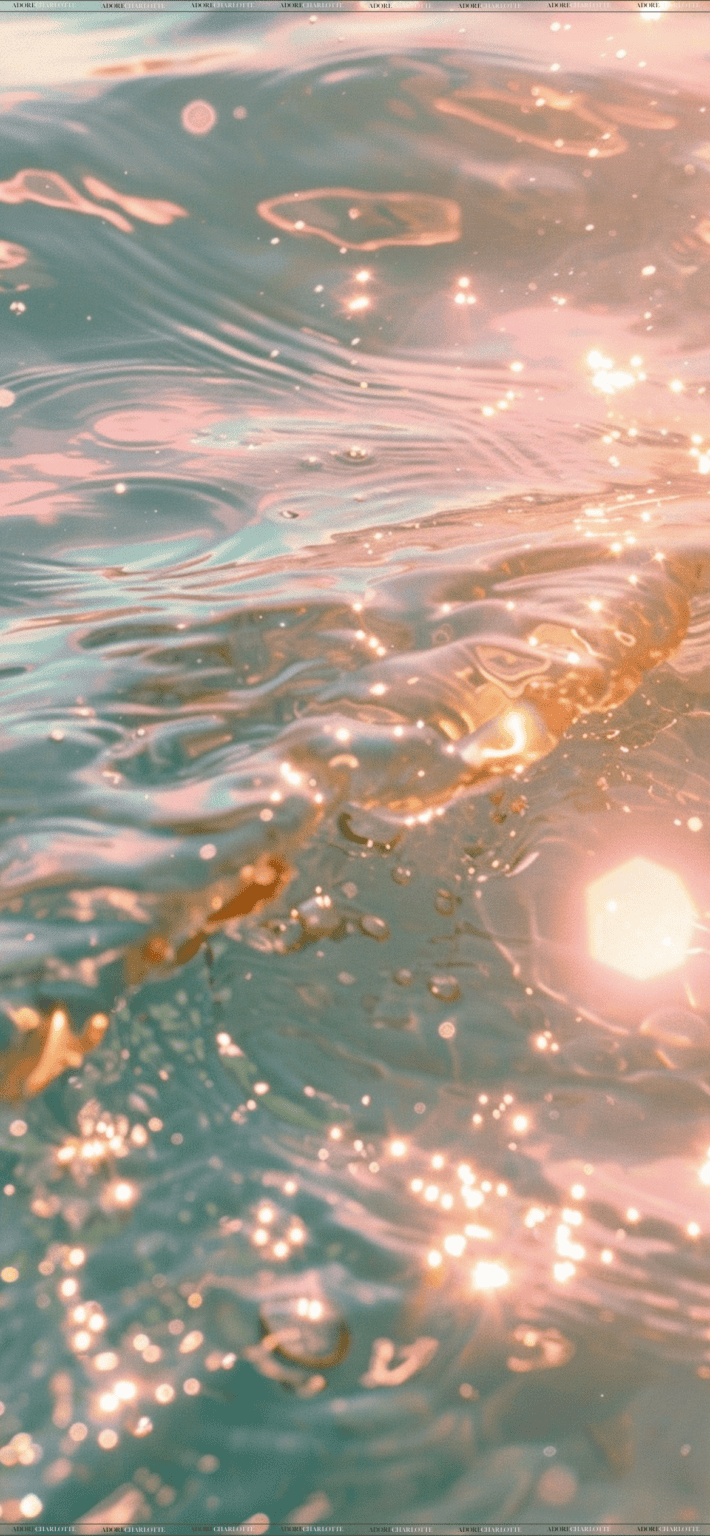 25 FREE Aesthetic Glitter Water Phone Wallpapers: 4K Ocean - Adore ...