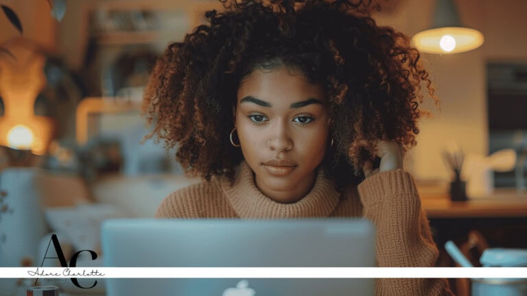 Pomodoro Technique Beautiful Black Woman.