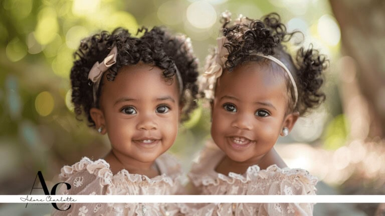 Two cute Black baby girl names main image.
