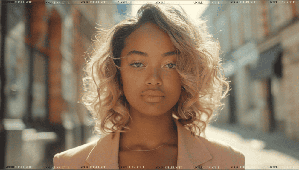 Deep Wave Hairstyles Blonde Woman