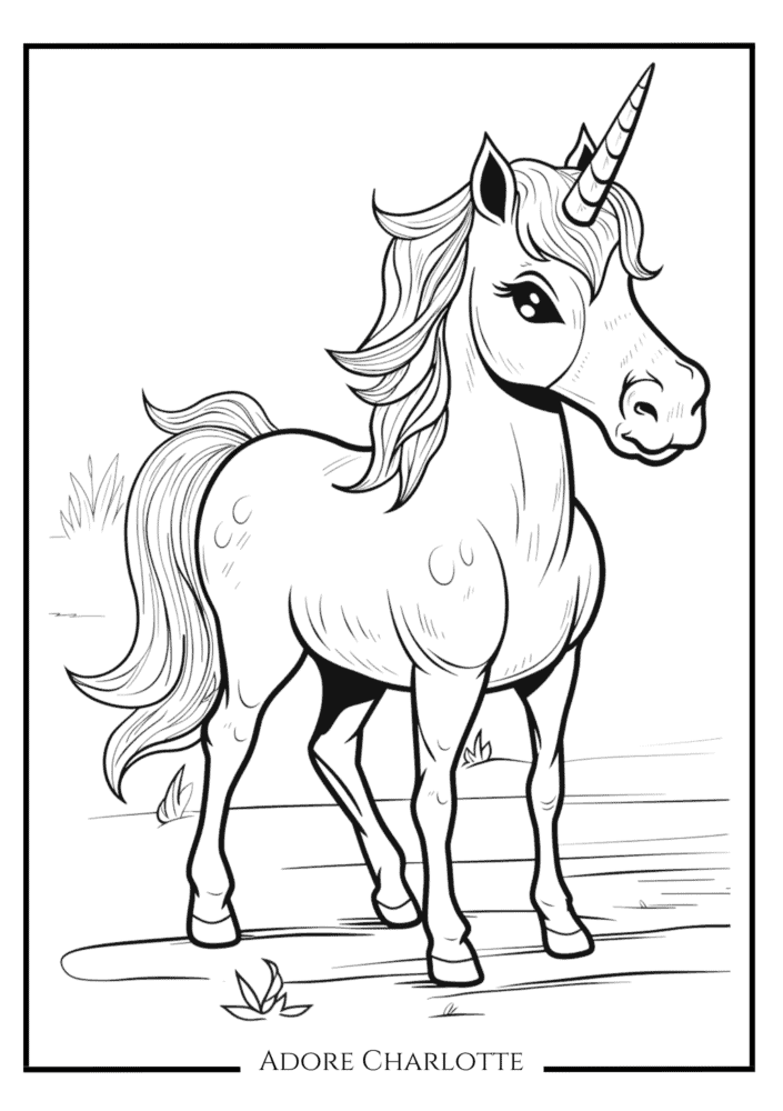 Free Coloring Page.