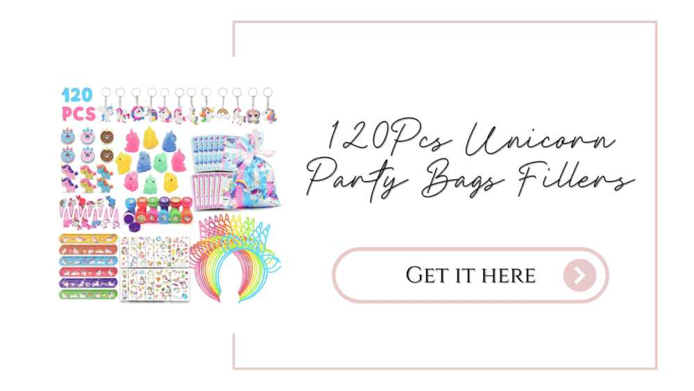 Unicorn Birthday Party Free party bag fillers