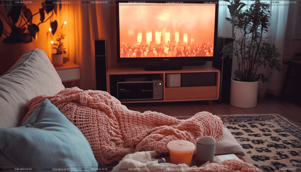 Cosy Night in watching movies