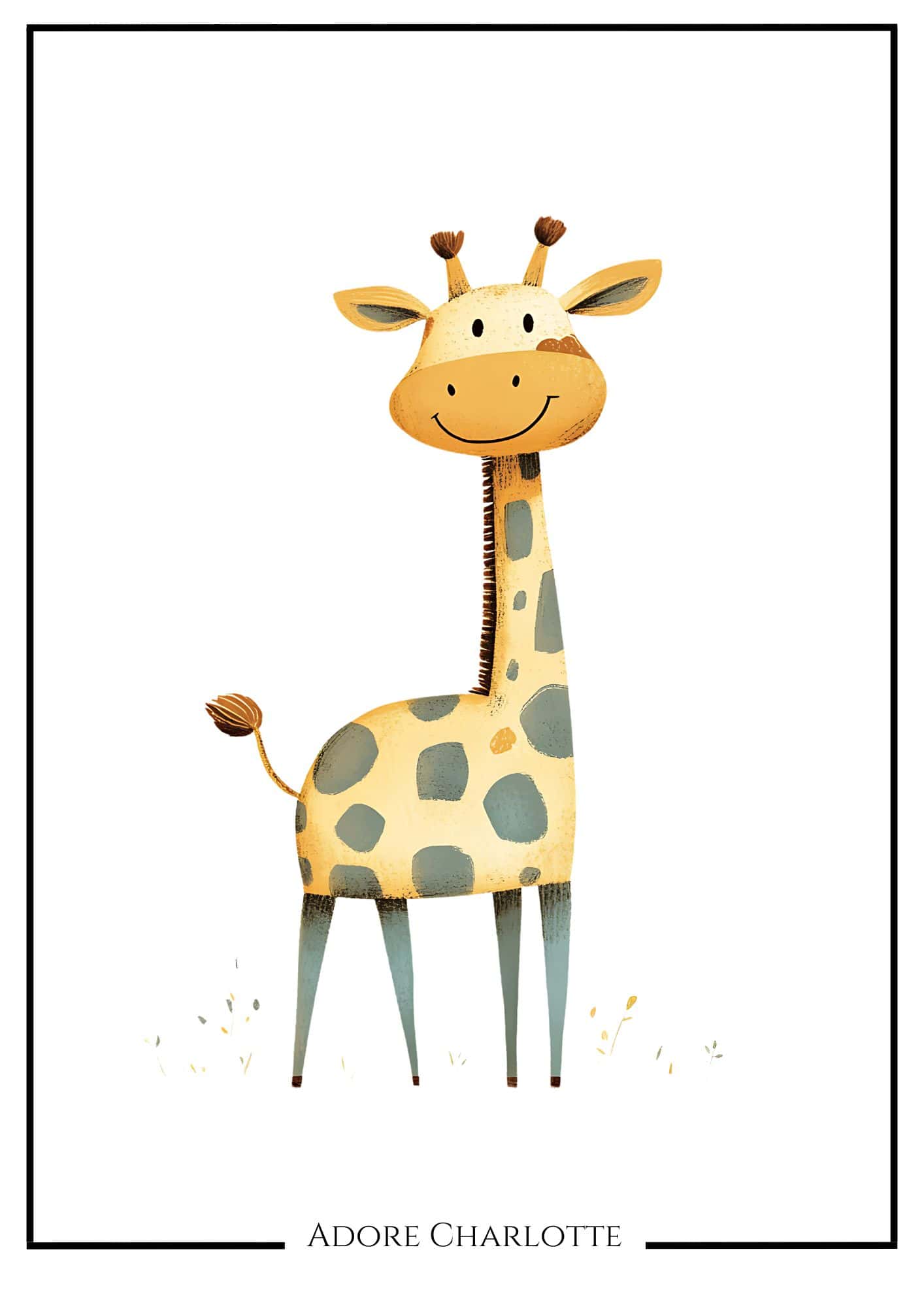 23 Adorable FREE Baby Animals Nursery Wall Art Printable - Adore Charlotte