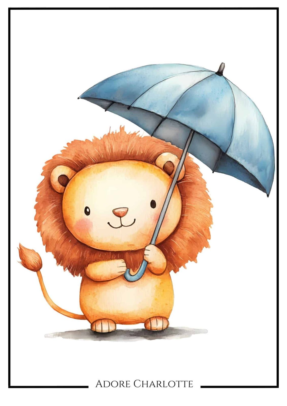 13 Adorable FREE Baby Lion Animal Nursery Wall Art Printable - Adore ...