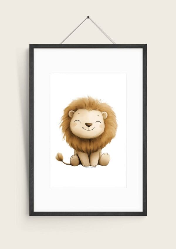 13 Adorable FREE Baby Lion Animal Nursery Wall Art Printable - Adore ...