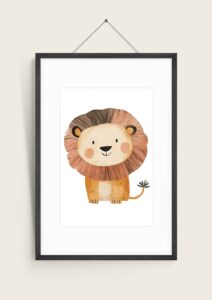 13 Adorable FREE Baby Lion Animal Nursery Wall Art Printable - Adore ...