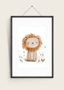 13 Adorable FREE Baby Lion Animal Nursery Wall Art Printable - Adore ...