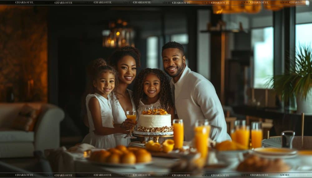 Celebrating Milestones Family Image