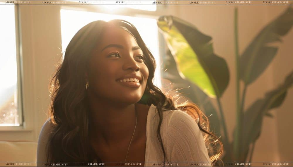 Celebrating Personal Milestones Black woman smiling Image