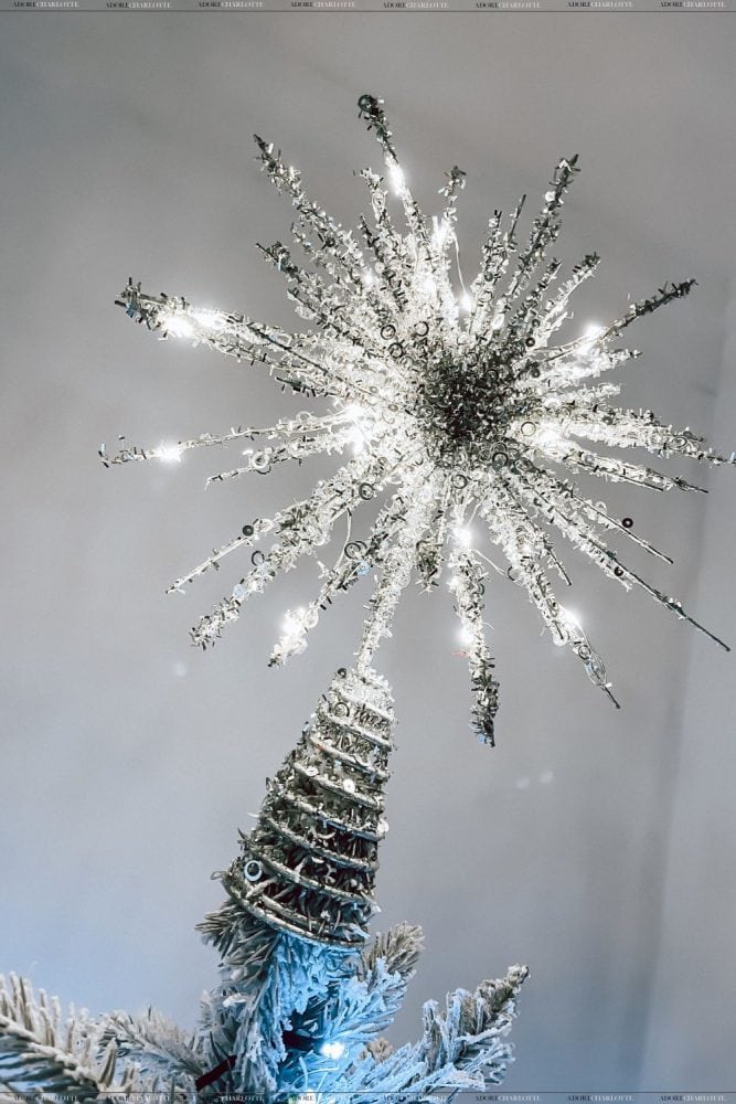 We R Christmas Starburst Christmas Tree Topper, Silver, 32 cm