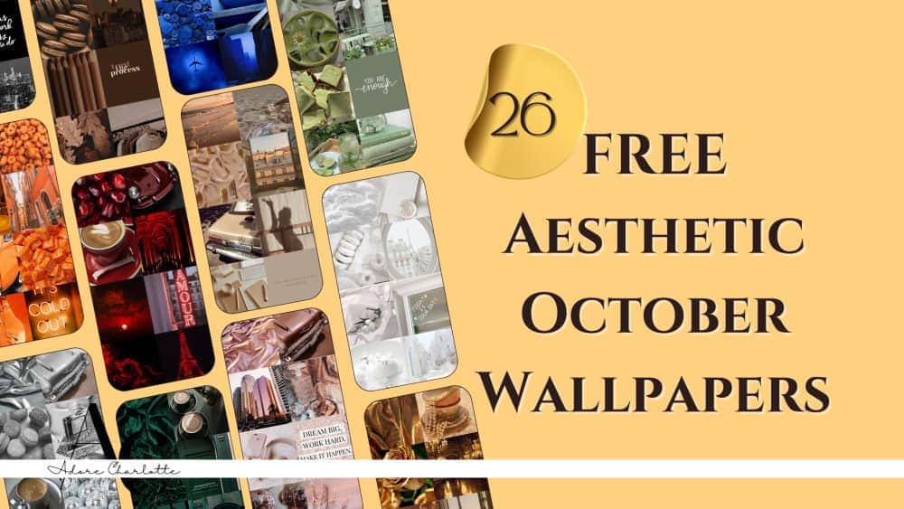 Free Aesthetic iPhone Wallpaper OCTOBER Images Main Image