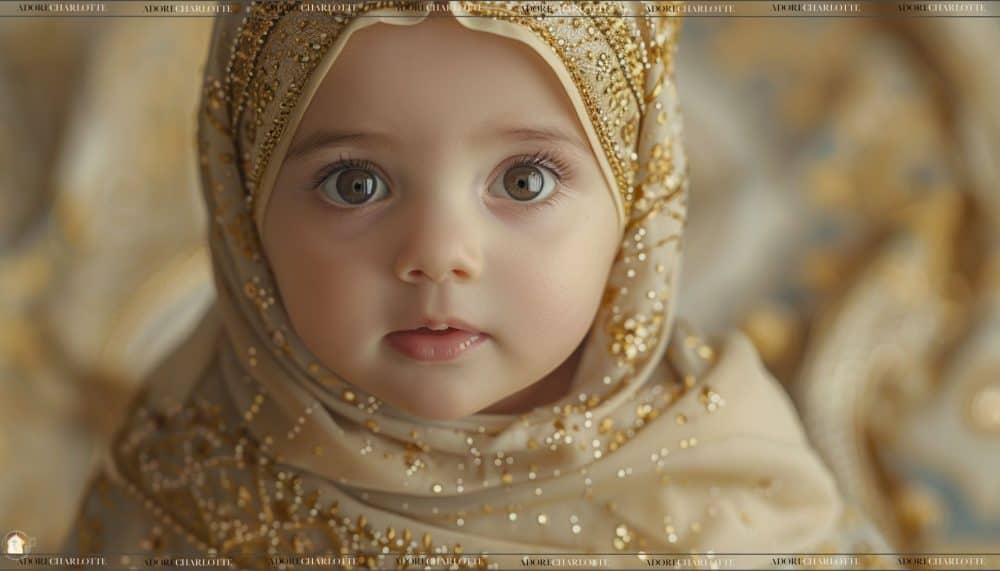 Middle Names for Hannah beautiful girl in a head scarf.