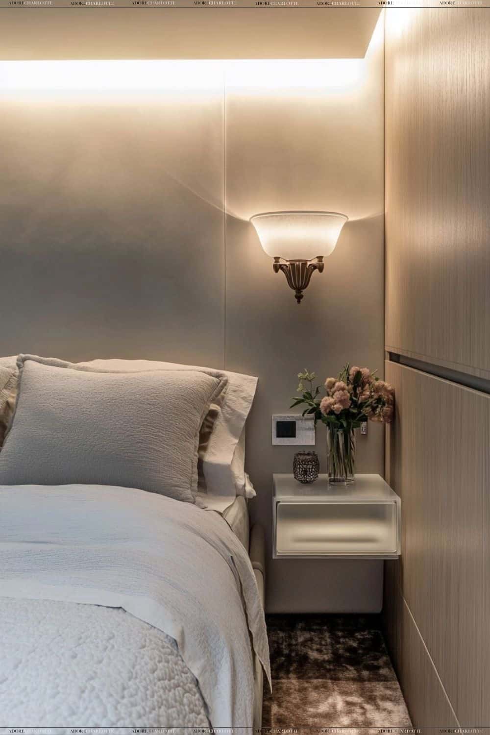 11 Best Wall Lighting Ideas for Small Bedrooms - Adore Charlotte