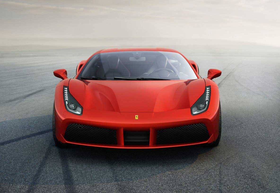 Rent a Car in Dubai Red Expensive car