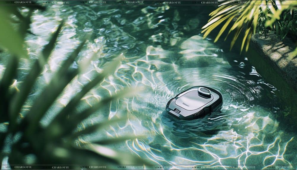 A skimmer pool cleaner.