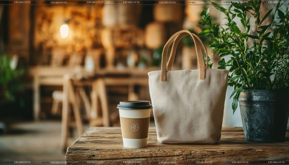 Beautiful eco stylish bag