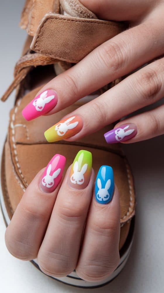 11 Adorable Easter Bunny Nail Designs to Try This Spring - Adore Charlotte
