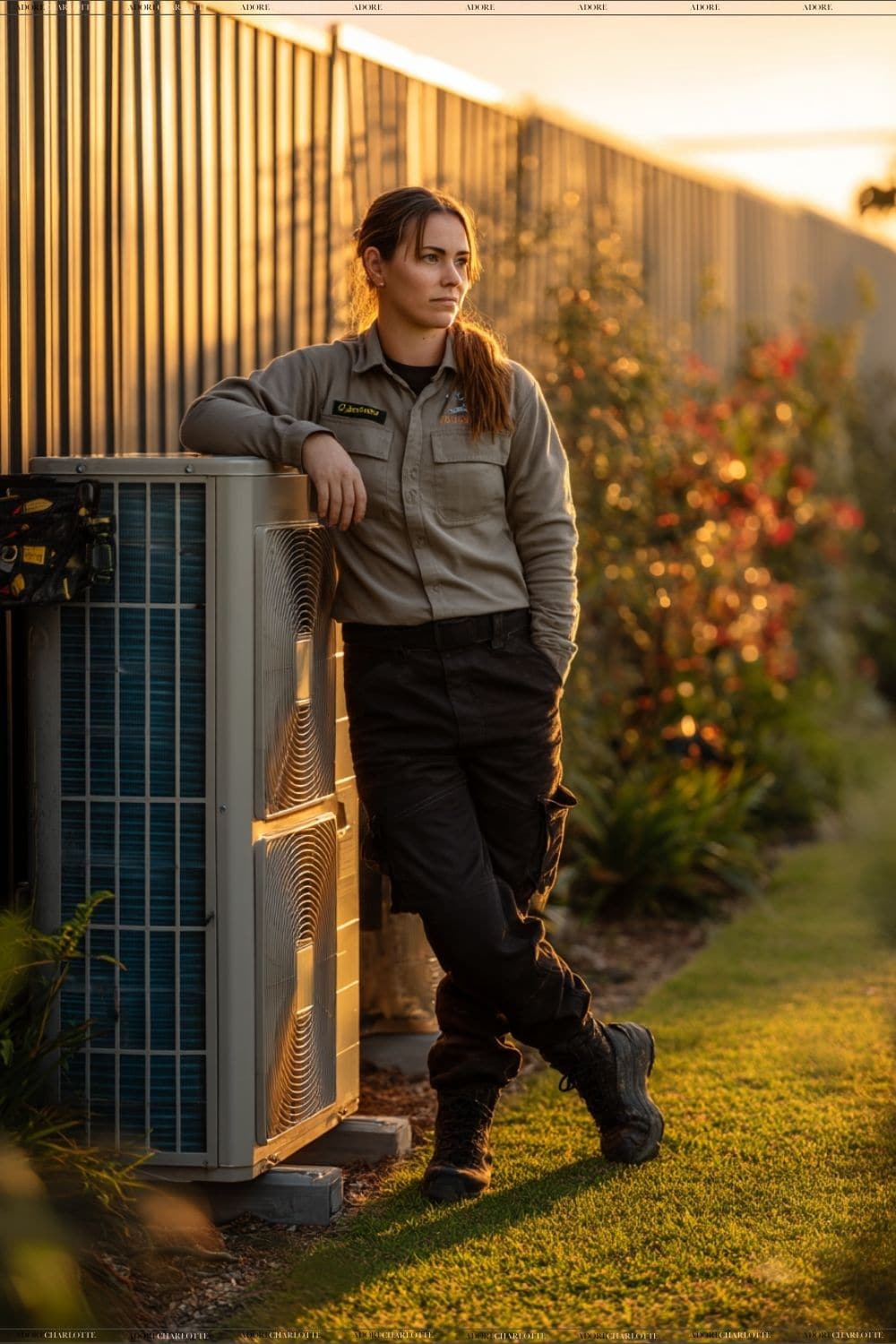 A mum who fixes AC units.