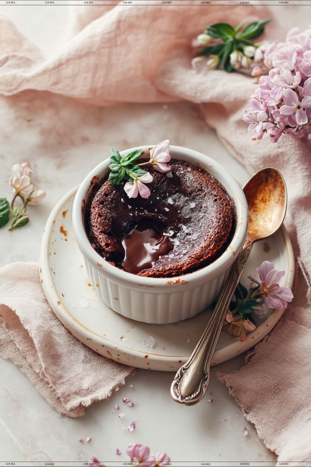Air Fryer Chocolate Lava Mug Cake