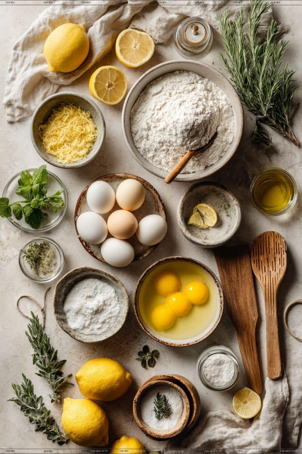 Air Fryer Lemon Cake Mix Cookies Ingredients