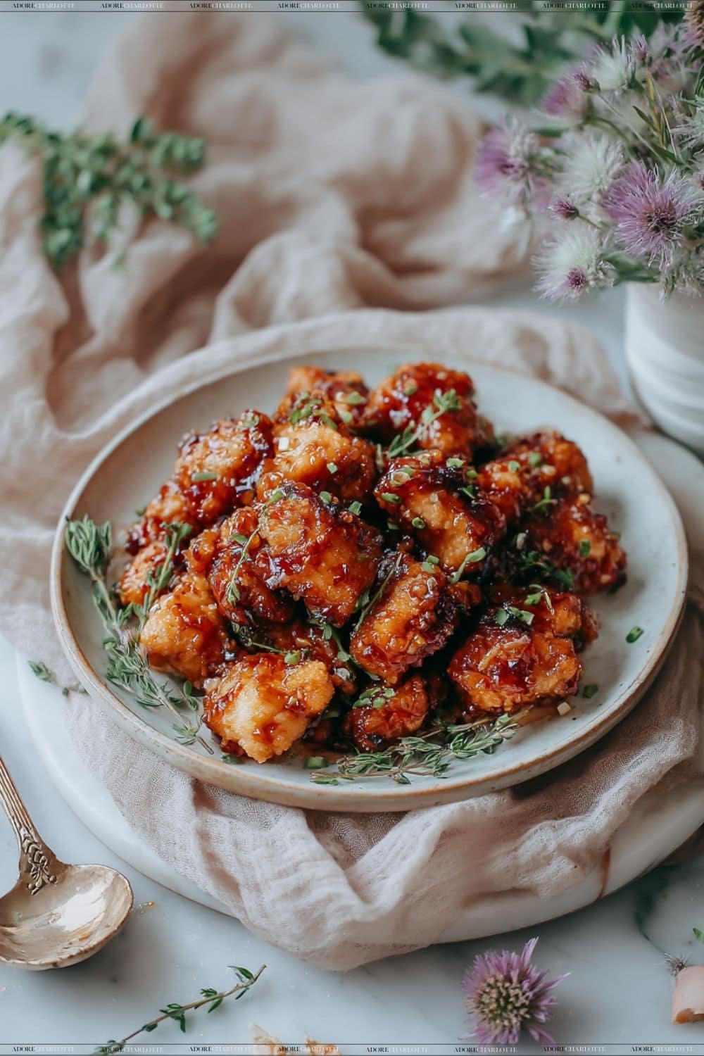 Air Fryer Orange Chicken Delight 